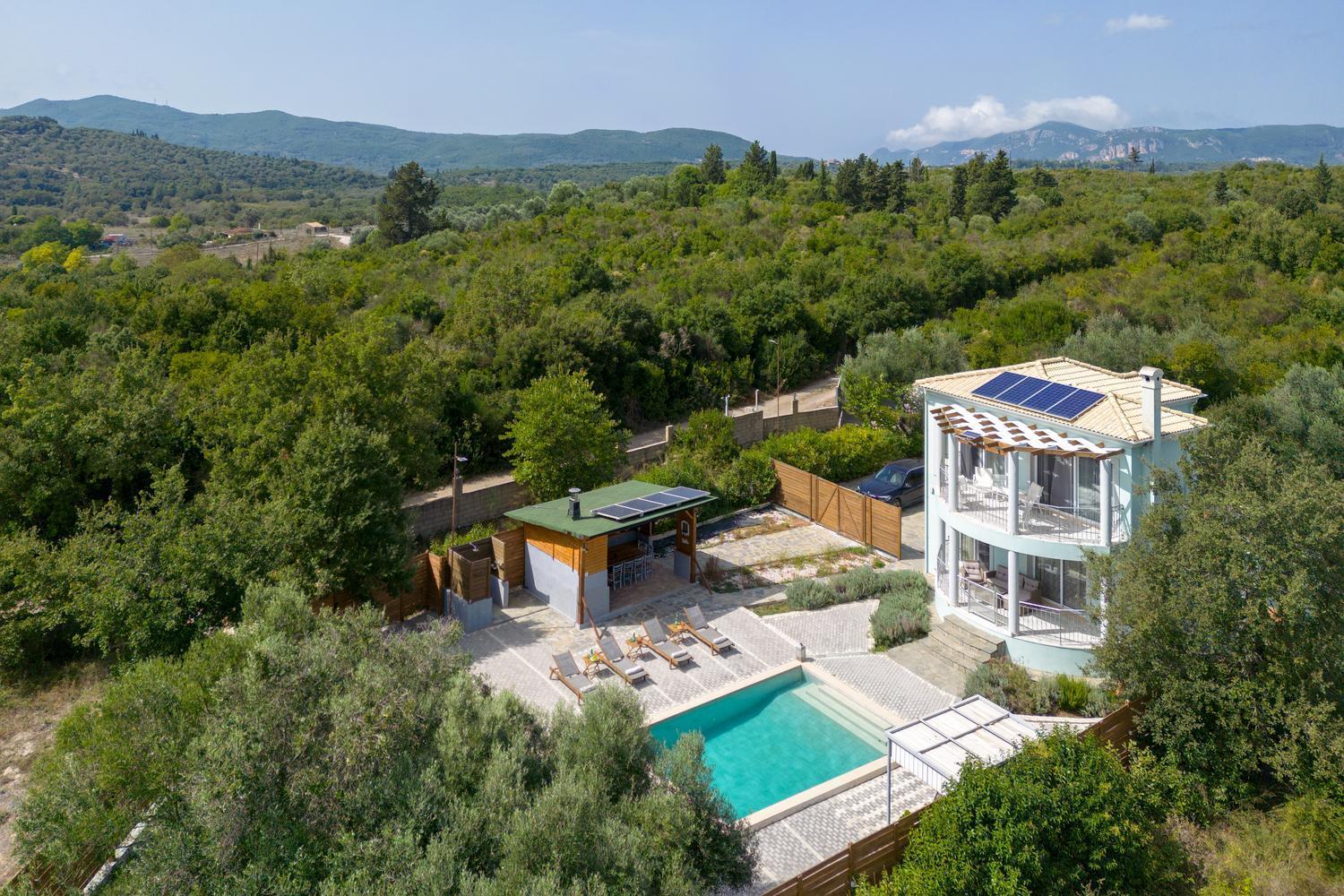 Villa Serenity - Off Grid Villa Pouládes Eksteriør bilde